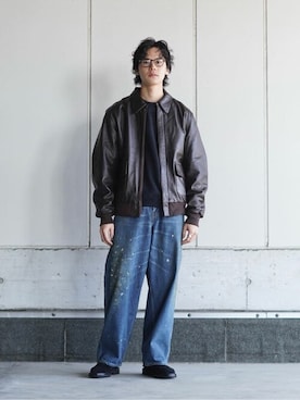 「BALLAST ARK（バラストアーク）のアイテム（ジャケット/アウター）」を使った、ARKnets STAFFさん（メンズ・170cm）の秋コーディネート
