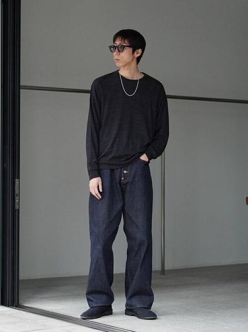 マーカウェア　CPOシャツ　リアルシェットランド　ウールメルトン　紫　サイズ1 MARKA マーカ 22SS “SHORT MODS / ORGANIC COTTON WEATHER CLOTH