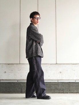 「レザーブーツ」｜ARKnets STAFFさん（メンズ・168cm）の秋コーディネート