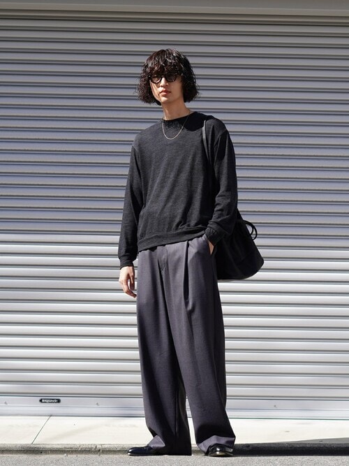 marka CREW NECK sp120’s wool cotton knit 楽天市場】[SALE]marka : CREW NECK - sp120's wool cotton knit