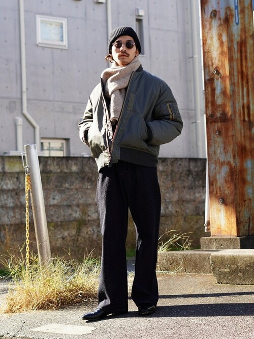 marka / マーカ : MA-1 - nylon twill - : M24C-18BL02C[COR]（MA-1