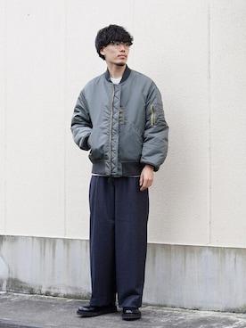 「marka（マーカ）のアイテム（ジャケット/アウター）」を使った、ARKnets STAFFさん（メンズ・177cm）の冬コーディネート