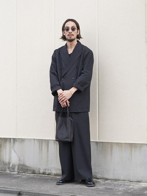 【新品未使用】CTHY MARBLING WIDE TROUSERS サイズ2 MARBLING WIDE TROUSERS | CTHY