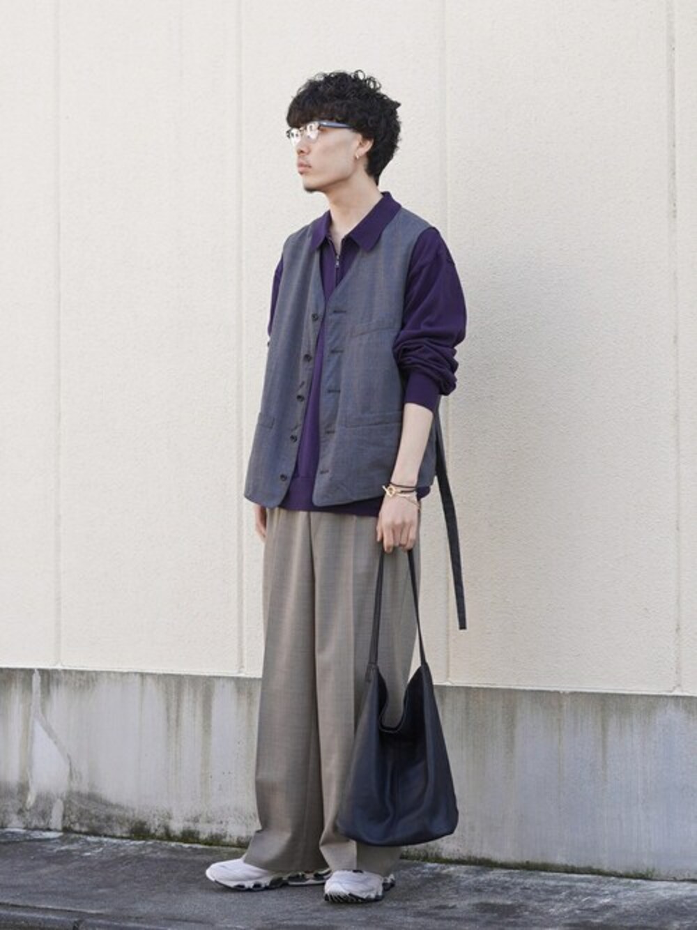 PORT BY ARK Wool Slacks：PO17-P002「COR」 PORT BY ARK / ポートバイアーク ： Wool Slacks 全2色 PO17