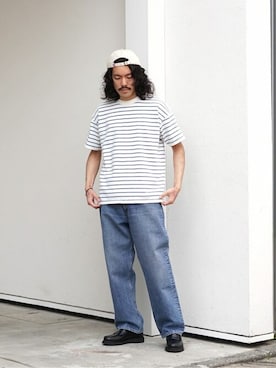「orslow」｜ARKnets STAFFさん（メンズ・172cm）の夏コーディネート