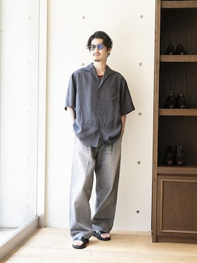 「ポートバイアーク」｜ARKnets STAFFさん（メンズ・175cm）の夏コーディネート