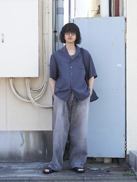 「ポートバイアーク」｜ARKnets STAFFさん（メンズ・183cm）の夏コーディネート