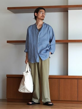 「ポートバイアーク」｜ARKnets STAFFさん（メンズ・173cm）の夏コーディネート