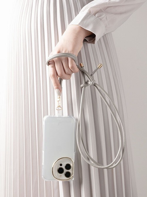 salisty PUレザーショルダーストラップ（スマホグッズ