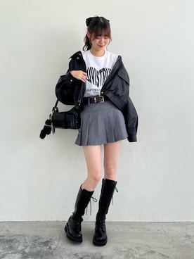 「LUVISTRUE（ラヴイズトゥルー）のアイテム」を使った、hisaneさん（レディース・165cm）の夏コーディネート