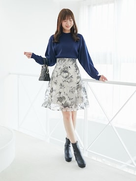 「アイテム（ブーツ）」を使った、hisaneさん（レディース・165cm）の夏コーディネート