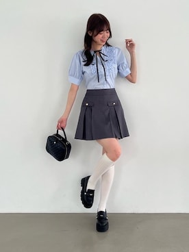 「MAJESTIC LEGON（マジェスティックレゴン）のアイテム」を使った、hisaneさん（レディース・165cm）の夏コーディネート