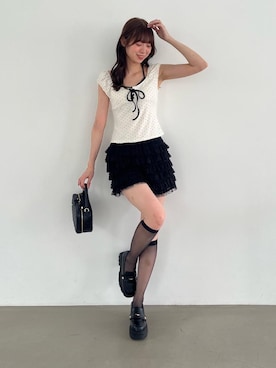 「MAJESTIC LEGON（マジェスティックレゴン）のアイテム」を使った、hisaneさん（レディース・165cm）の夏コーディネート