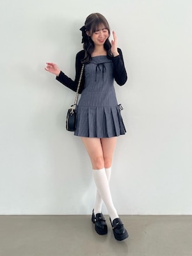 「MAJESTIC LEGON（マジェスティックレゴン）のアイテム」を使った、hisaneさん（レディース・165cm）の秋コーディネート