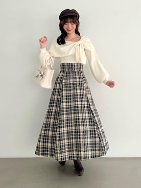 「MAJESTIC LEGON（マジェスティックレゴン）のアイテム」を使った、hisaneさん（レディース・165cm）の秋コーディネート