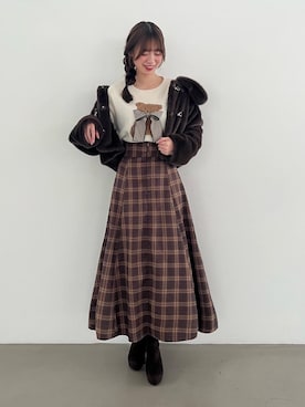 「アイテム（その他アウター）」を使った、hisaneさん（レディース・165cm）の秋コーディネート