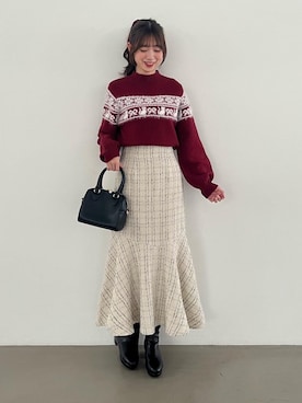「MAJESTIC LEGON（マジェスティックレゴン）のアイテム」を使った、hisaneさん（レディース・165cm）の秋コーディネート