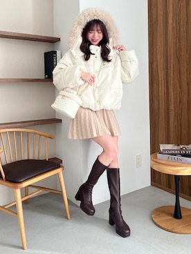 hisaneさん（レディース・165cm）の冬コーディネート