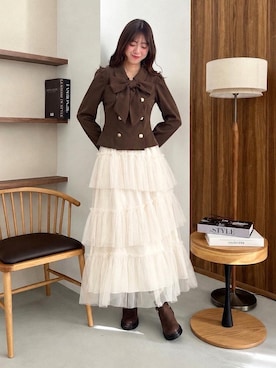 「MAJESTIC LEGON（マジェスティックレゴン）の盛れるストレッチロングブーツ（ブーツ、ブラウン系）」を使った、hisaneさん（メンズ・165cm）の秋コーディネート