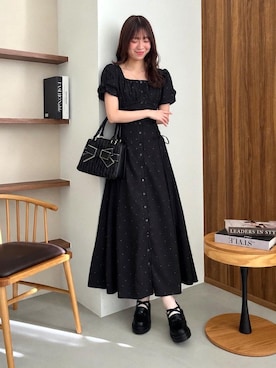 「MAJESTIC LEGON（マジェスティックレゴン）のアイテム（ショルダーバッグ）」を使った、hisaneさん（レディース・165cm）の秋コーディネート