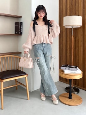 「アイテム（パンプス）」を使った、hisaneさん（レディース・165cm）の秋コーディネート