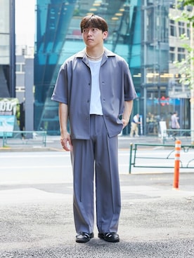 堀内優希さん（メンズ・165cm）の夏コーディネート