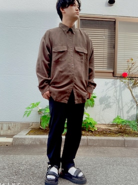 「COMME CA DU MODE（コムサデモード）のアイテム」を使った、TYDさん（メンズ・170cm）の夏コーディネート