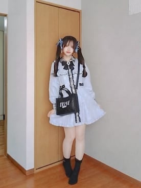「epine（エピヌ）のアイテム」を使った、むりちゃんさん（レディース・155cm）の秋コーディネート