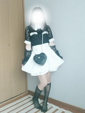 「アイテム（アームカバー）」を使った、ねむりさん（レディース・155cm）の秋コーディネート