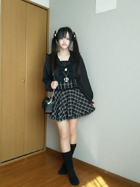 「しまむら（シマムラ）のアイテム（ショルダーバッグ）」を使った、ねむりさん（レディース・155cm）の秋コーディネート