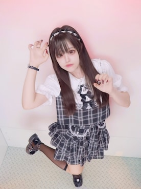 「しまむら（シマムラ）のアイテム（シャツ/ブラウス）」を使った、ねむりさん（レディース・155cm）の秋コーディネート