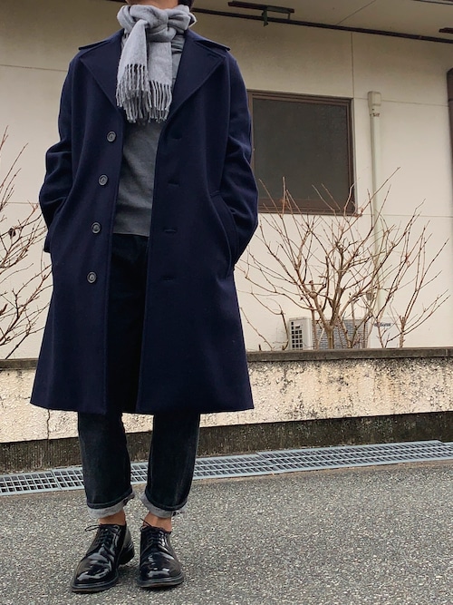 希少　smoothday スムースデイ　トングコート　チェスターコート　黒　3 1641438097_500.jpg