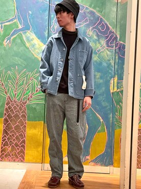ヒッコリーパンツ のメンズ人気ファッションコーディネート Wear