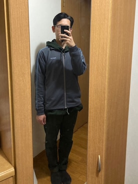 「Reebok（リーボック）のアイテム（ジャージ）」を使った、かずさん（メンズ・166cm）の春コーディネート
