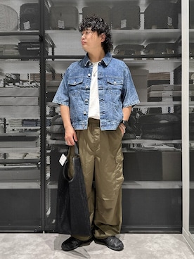 「LAKOLE（ラコレ）のアイテム」を使った、Mikiyaさん（メンズ・168cm）の春コーディネート