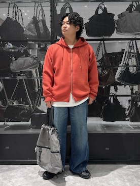 「LAKOLE（ラコレ）のアイテム」を使った、Mikiyaさん（メンズ・168cm）の秋コーディネート