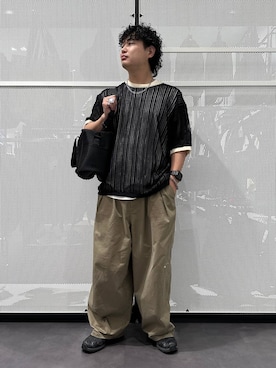 「アイテム（食器/キッチン）」を使った、Mikiyaさん（メンズ・168cm）の春コーディネート