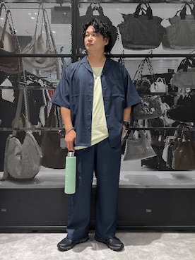 「アイテム（食器/キッチン）」を使った、Mikiyaさん（メンズ・168cm）の夏コーディネート