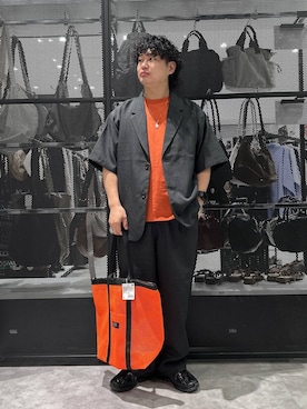 「LAKOLE（ラコレ）のアイテム」を使った、Mikiyaさん（メンズ・168cm）の春コーディネート