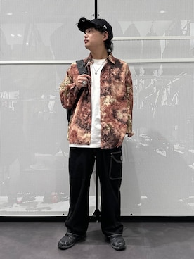 「LAKOLE（ラコレ）のアイテム」を使った、Mikiyaさん（メンズ・168cm）の春コーディネート