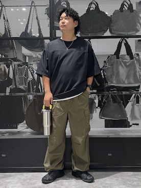 「アイテム（食器/キッチン）」を使った、Mikiyaさん（メンズ・168cm）の夏コーディネート