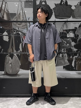 「アイテム（食器/キッチン）」を使った、Mikiyaさん（メンズ・168cm）の夏コーディネート