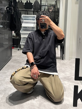 「LAKOLE（ラコレ）のアイテム」を使った、Mikiyaさん（メンズ・168cm）の春コーディネート