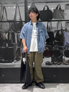 「LAKOLE（ラコレ）のアイテム」を使った、Mikiyaさん（メンズ・168cm）の春コーディネート