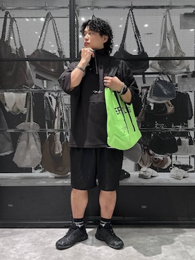「LAKOLE（ラコレ）の[MENS]ステンレストップネックレス / 426661（ネックレス、その他）」を使った、Mikiyaさん（メンズ・168cm）の春コーディネート