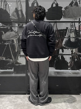 「LAKOLE（ラコレ）のヘビーウエイトパックロンT / 1046839（Tシャツ/カットソー、ホワイト系）」を使った、Mikiyaさん（メンズ・168cm）の秋コーディネート
