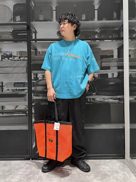 「LAKOLE（ラコレ）のアイテム」を使った、Mikiyaさん（メンズ・168cm）の春コーディネート