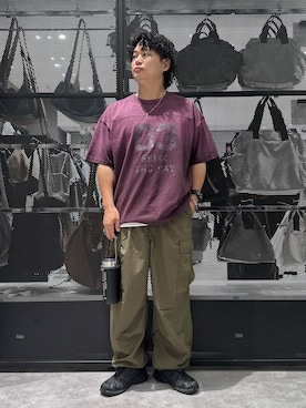「LAKOLE（ラコレ）の[MENS]ステンレストップネックレス / 426661（ネックレス、その他）」を使った、Mikiyaさん（メンズ・168cm）の夏コーディネート