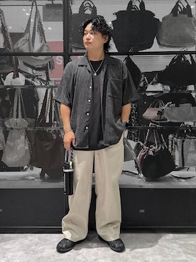 「LAKOLE（ラコレ）のアイテム」を使った、Mikiyaさん（メンズ・168cm）の夏コーディネート