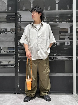 「アイテム（食器/キッチン）」を使った、Mikiyaさん（メンズ・168cm）の春コーディネート